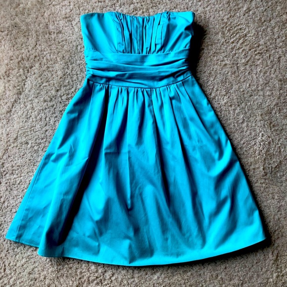 David's Bridal Dresses & Skirts - 💙Caribbean Ocean Blue Formal Dress w/Pockets 💙